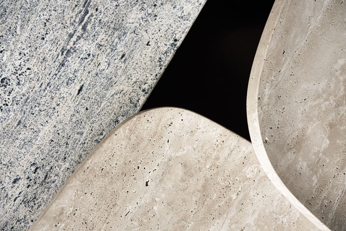 Журнальный столик из травертина и дерева Classicon Matéria ARCH-00134511 - Вид №5