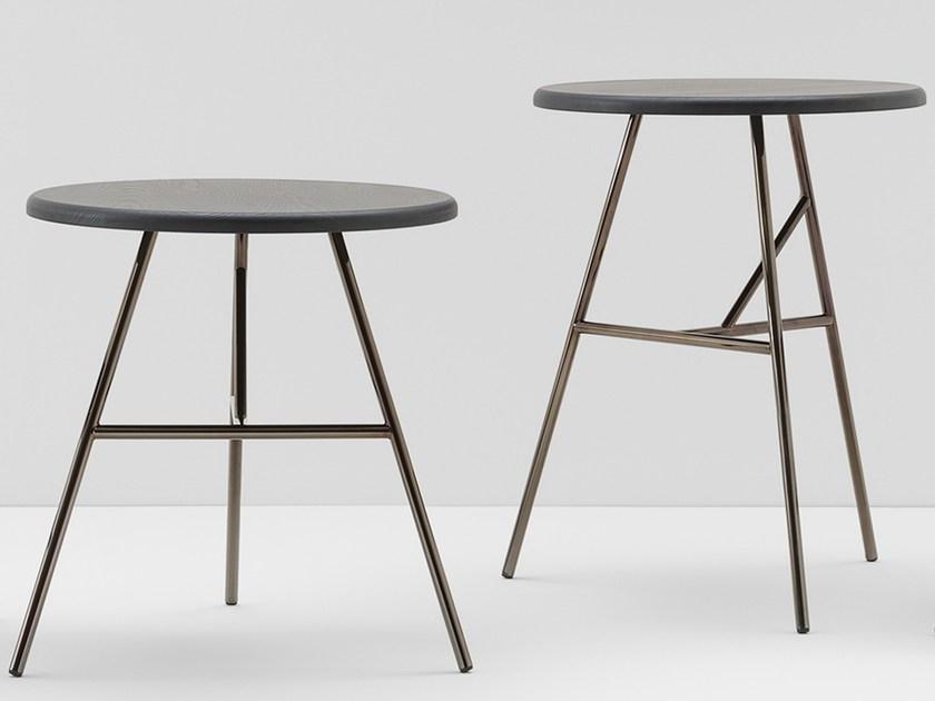 Billiani Стол из ясеня на металлической основе Puccio 719 - Вид №3