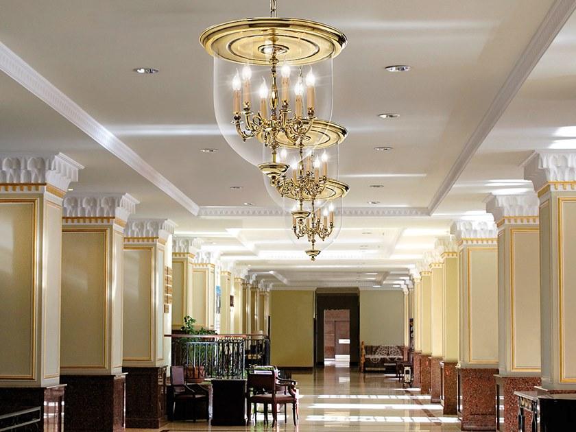 Possoni Illuminazione Градиентный латунный фонарь с прозрачным стеклом  1976/6  - Вид №1