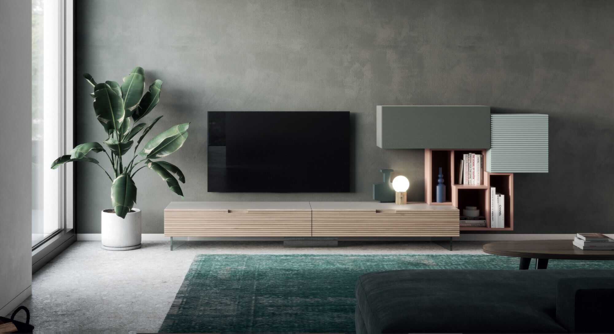 Модульная модульная стена из массива дерева Devina Nais Ноль.16 ARCH-00065357 - Вид №33