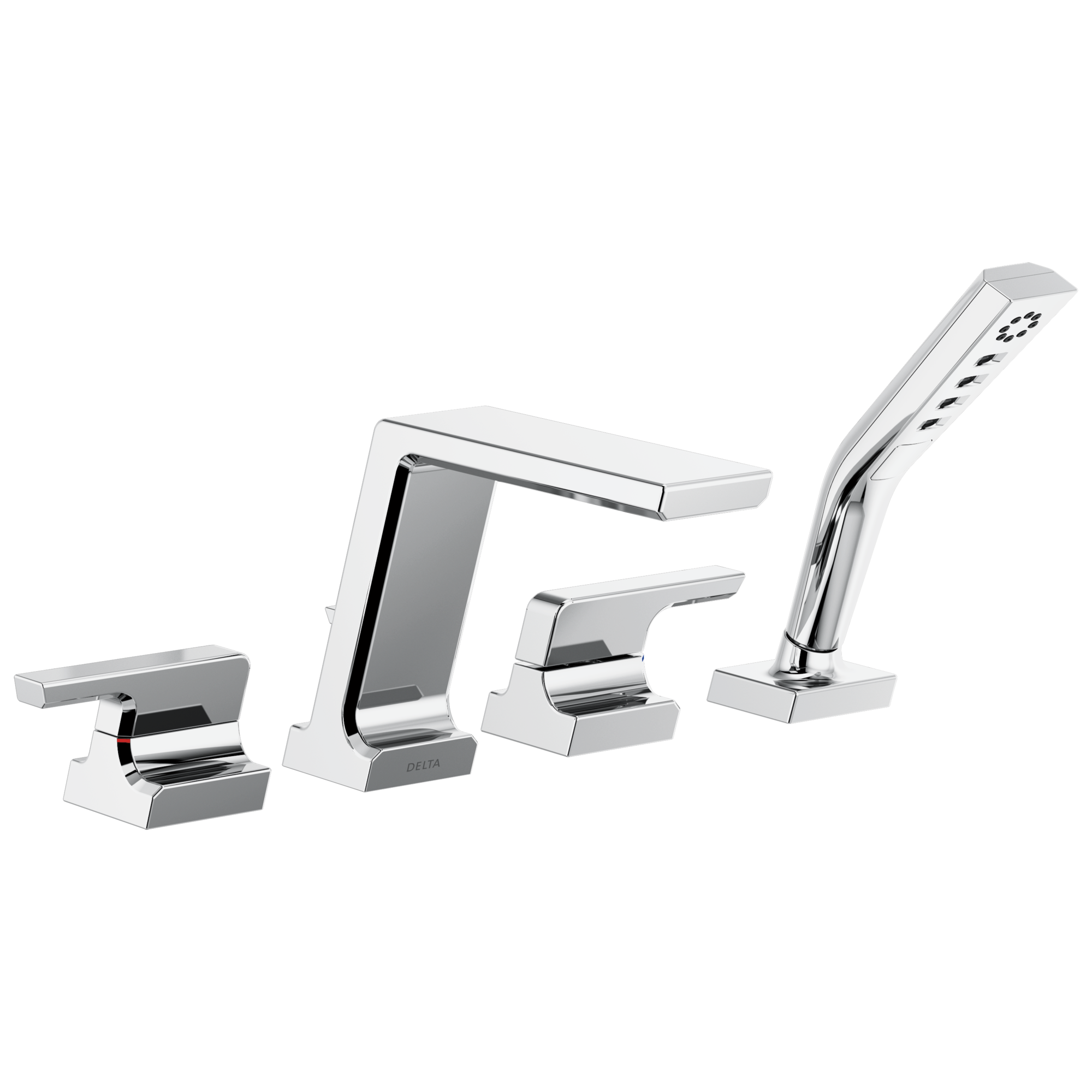 T4799 Римская ванна с ручным душем Delta Faucet Pivotal Хром 