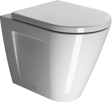 861411 Приставной унитаз напольный Белый GSI ceramica Norm Италия - Вид №1