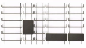 Gallotti&Radice Модульный настенный книжный шкаф из дерева