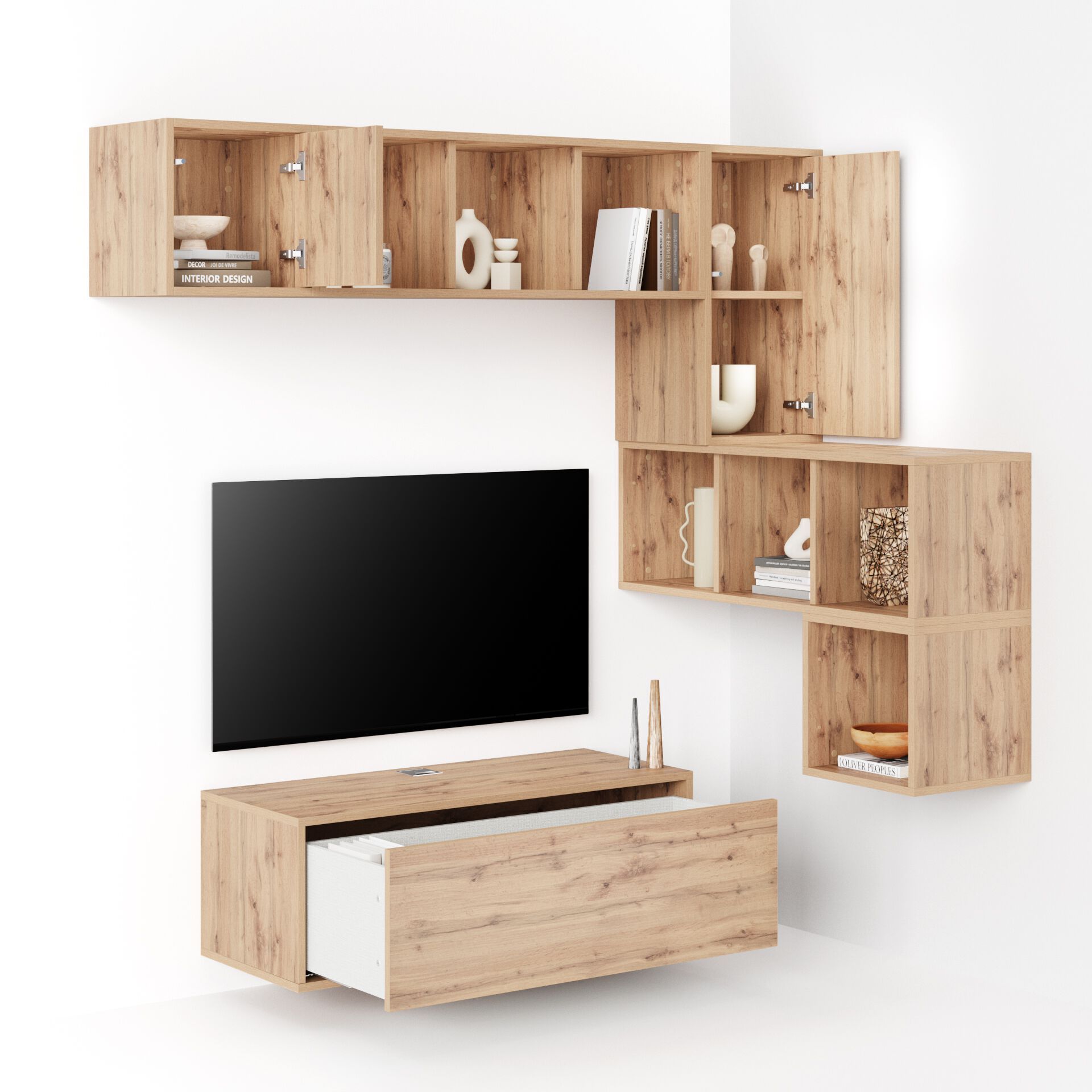 Угловая стена, установленная в меламинированной стене Mobili Fiver IACOPO ARCH-00078791 - Вид №2