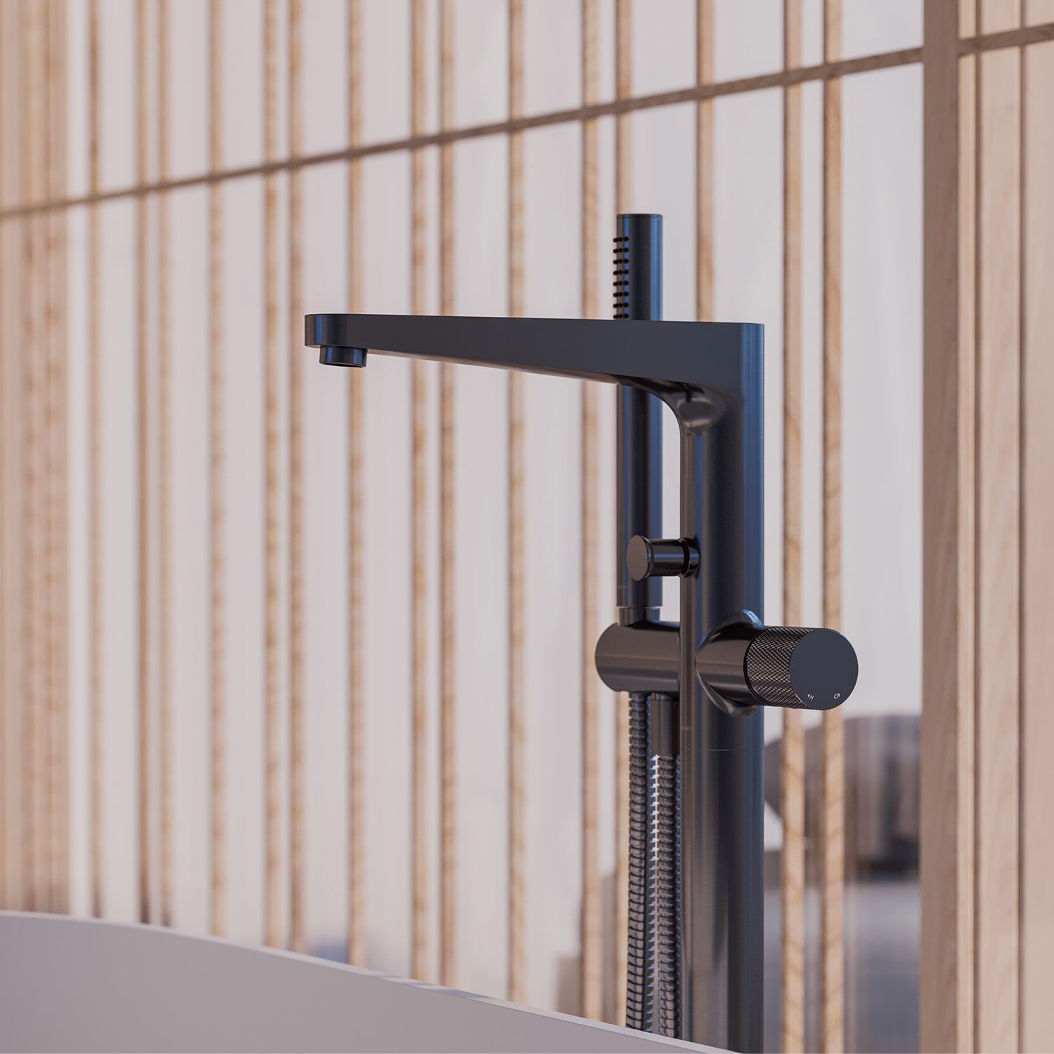 Смеситель для ванны с ручным душем OMNIRES Contour ARCH-00088695 - Вид №1