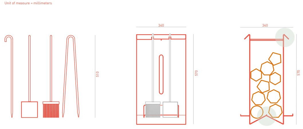 Giacopini Подставка для журналов из металла  Buck  - Вид №4