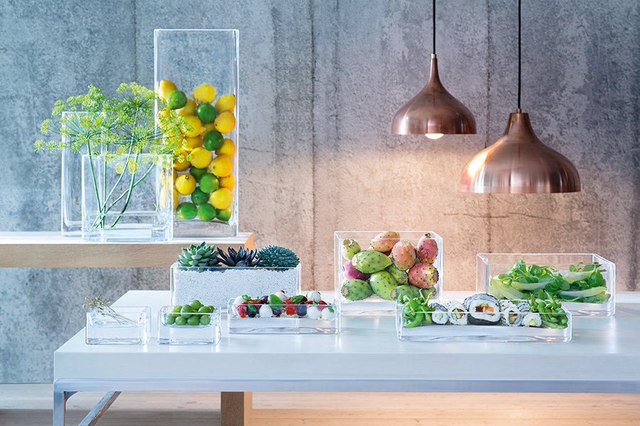 G857-50-301 Ваза прямоугольная modular 50 x 20 x 10 см прозрачная LSA International  - Вид №2