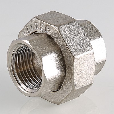 VTr.340.N.0004 Фитинг резьбовой – муфта разъемная Valtec 1/2"  - Вид №12