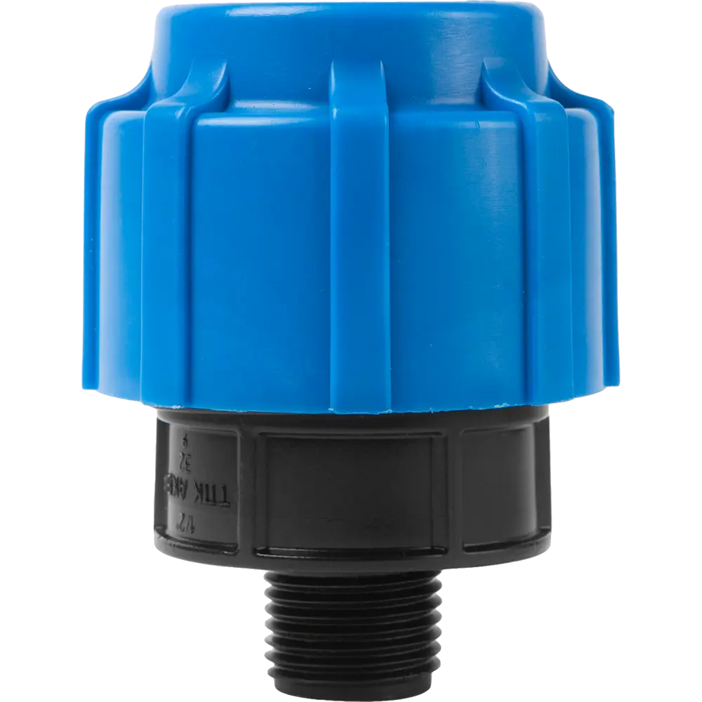Муфта комбинированная Политэк 32x1/2" для соединения стальных и ПНД труб 82382562 STLM-0026019 - Вид №1