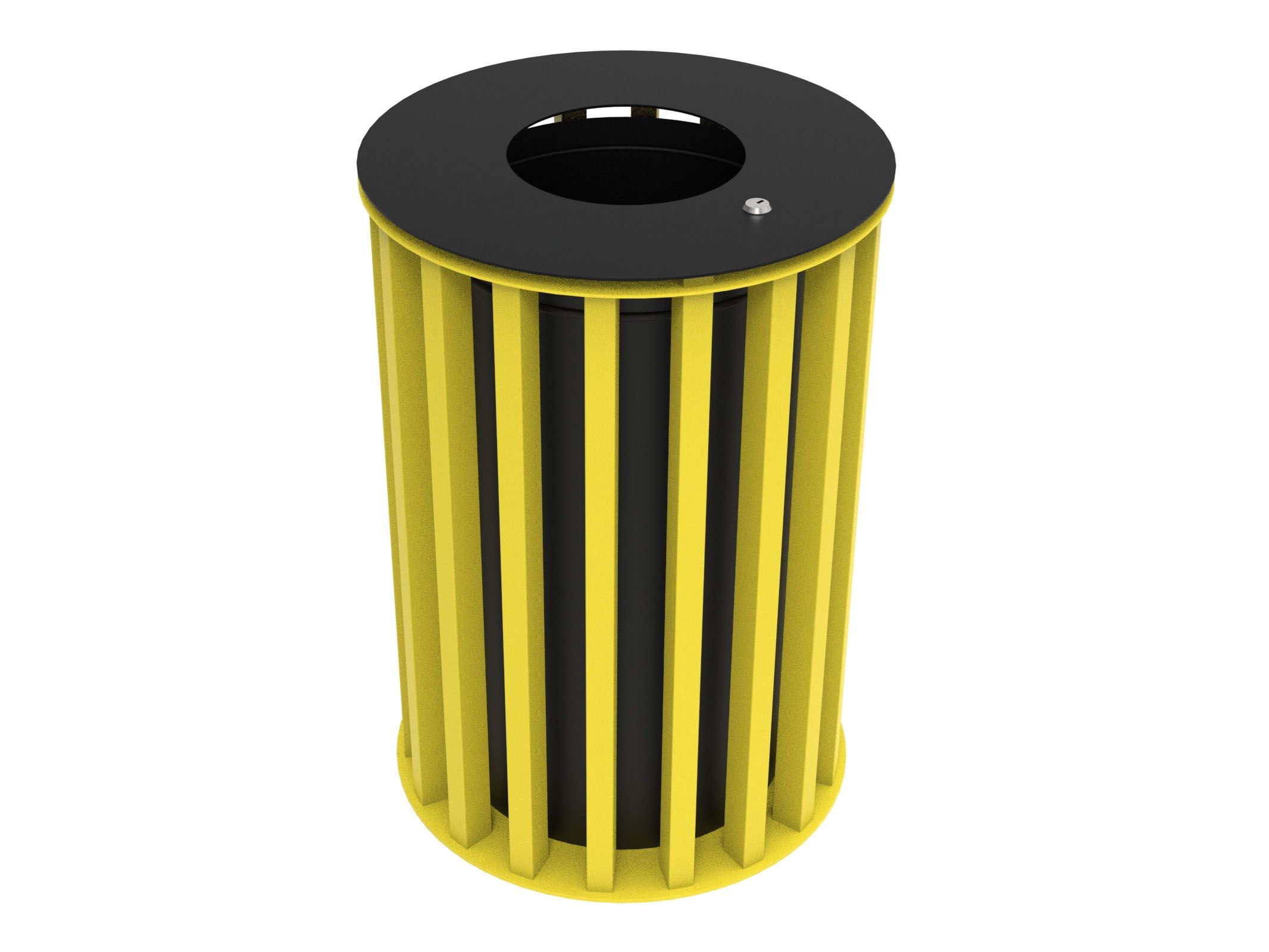 Оцинкованная стальная корзина для мусора с крышкой Lazzari Динамо ARCH-00087800 - Вид №24