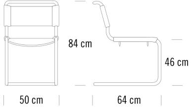 Thonet Консольный стул из сетки S 33 sun-id-1406536 - Вид №1