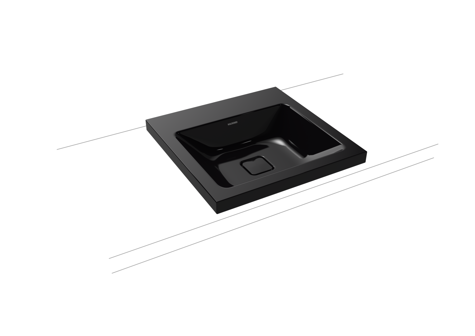 Умывальник KALDEWEI Сталь эмалированная 3076 178 черный 30763083178 