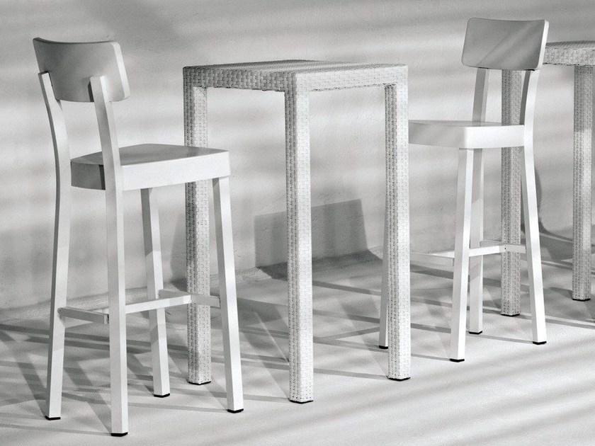 Gervasoni Табурет из алюминия с порошковым покрытием со спинкой Gervasoni outdoor sun-id-1488588 - Вид №3