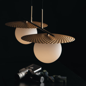 Металлический светодиодный подвесной светильник