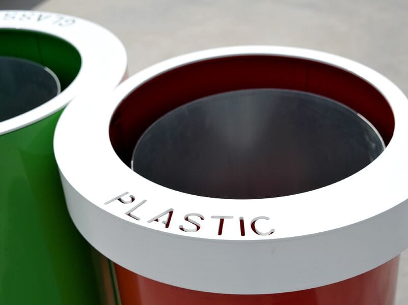 Оцинкованная стальная мусорная корзина для мусора Viscio Urban Design ESSE-O ARCH-00037209 - Вид №3