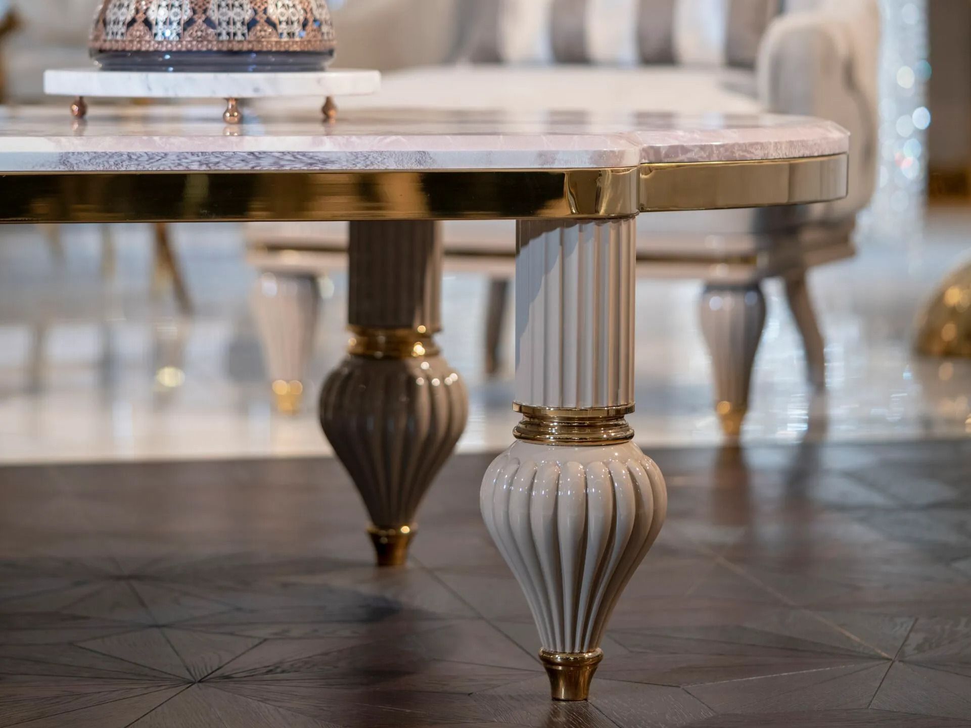 Овальный журнальный столик Zebrano Elsiyum ARCH-00151055 - Вид №6