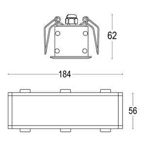 Алюминиевый прямоугольный светодиодный светильник Ghidini Lighting Edge ARCH-00106234 - Вид №7