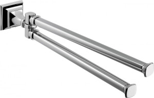B3212 Полотенцедержатель двойной 41.5 см (хром) COLOMBO PORTOFINO