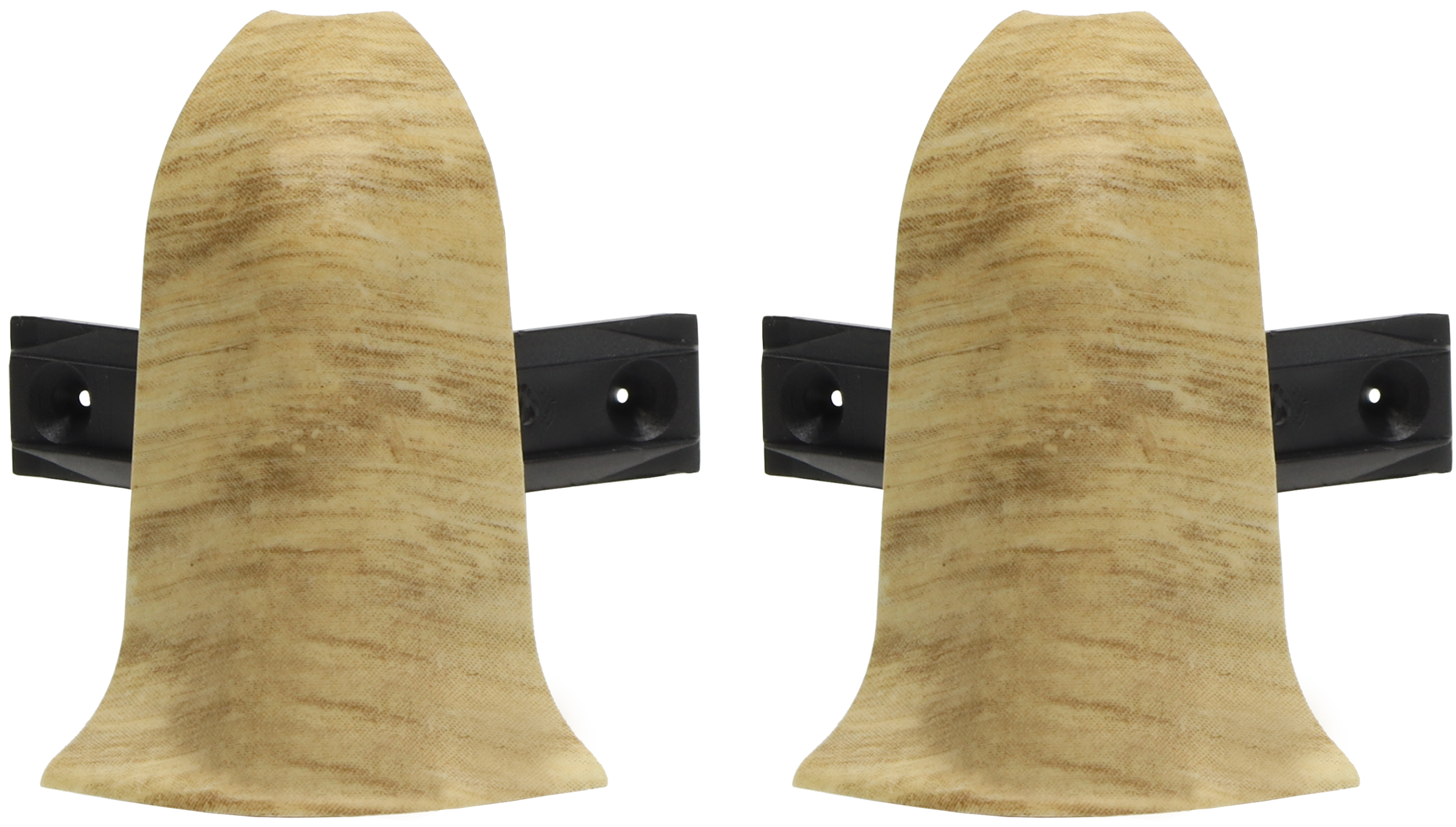 83411519 Угол для плинтуса наружный Дуб беленый 55 мм 2 шт. STLM-0041118 ARTENS 