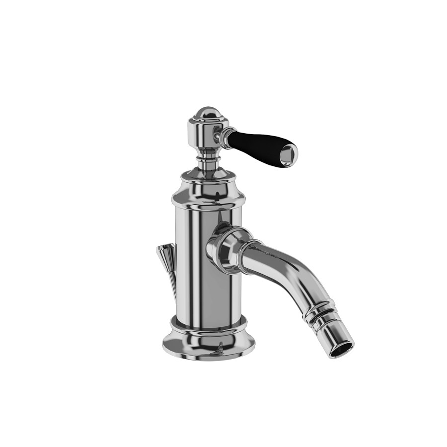 Burlington Arcade Смеситель для биде, однорычажный, Arcade, со сливным клапаном Никель с никелевым рычагом ABBL13N  - Вид №4