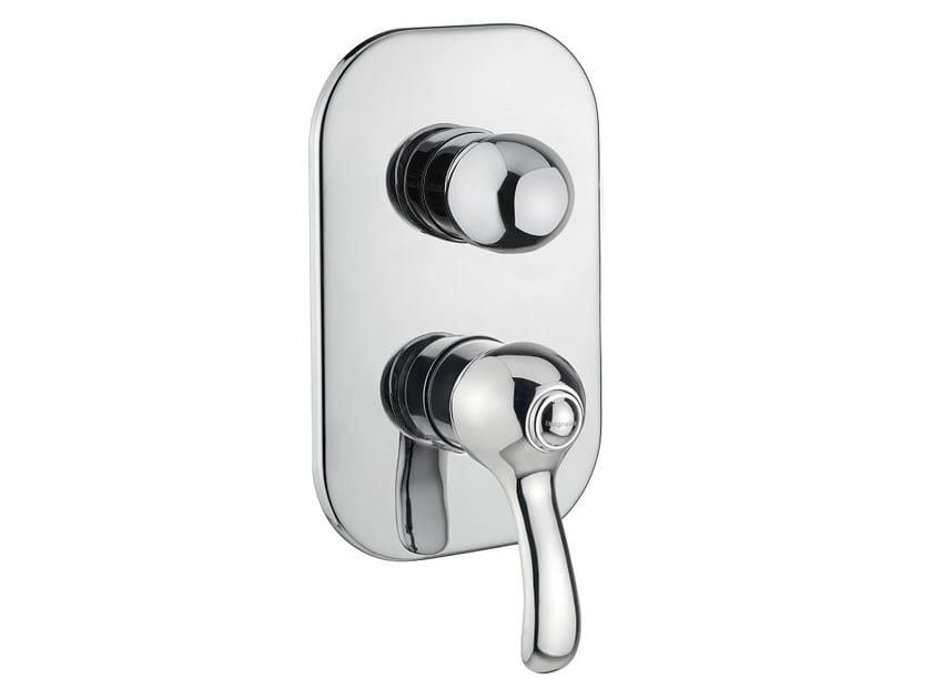 Хромированный латунный смеситель для душа с переключателем Bugnatese Lem ARCH-00101793