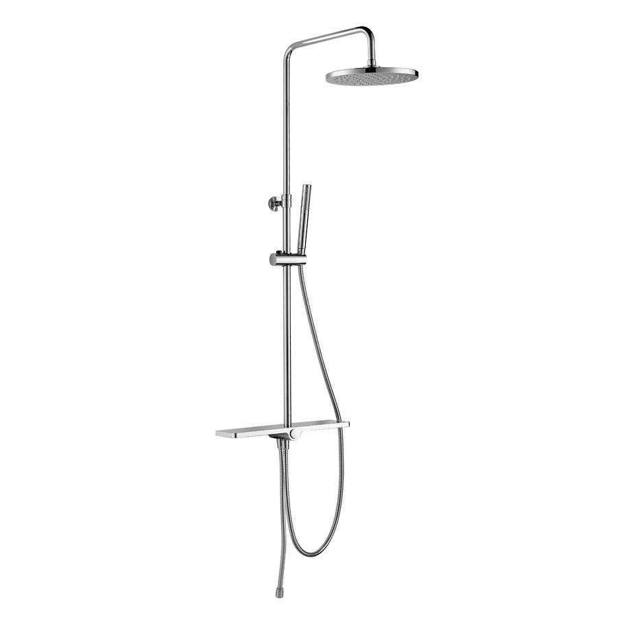 Душевой гарнитур Granada V1 Cromo с тропическим душем и мыльницей, хром Santreyd  - Вид №1