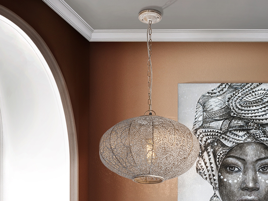 074625 Подвесной светильник 1L Ø43 Schuller India  - Вид №1