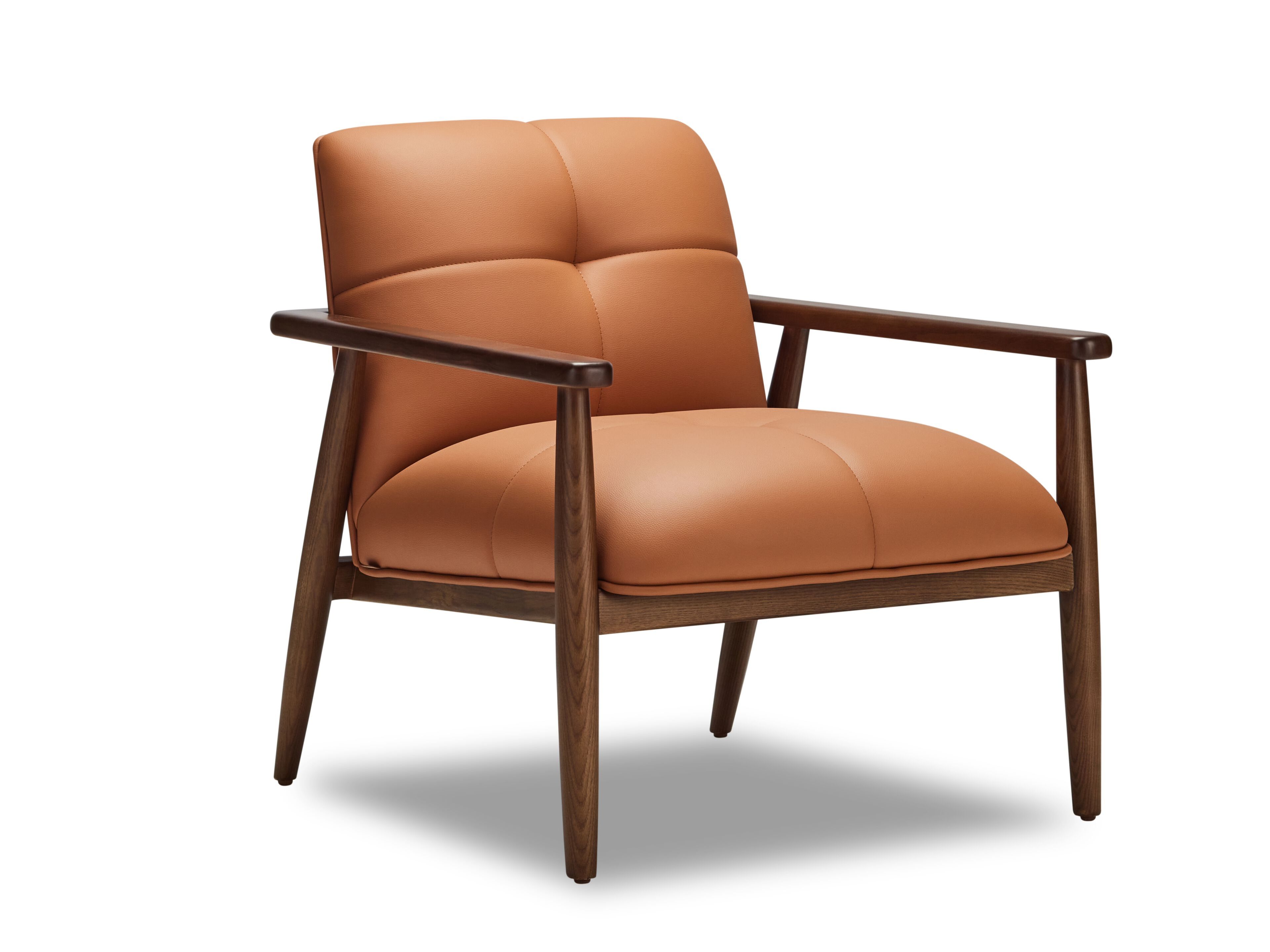 Кожаное кресло с подлокотниками Papell Design Squarez ARCH-00125869 - Вид №1