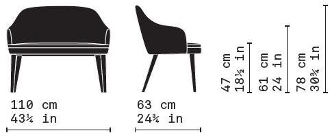 Very Wood Диван из ткани Carmen sun-id-1504732 - Вид №3