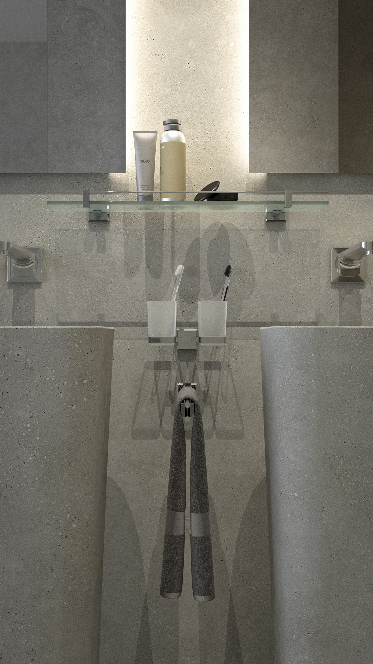 992760 Полка с держателями 60 cm ARTWELLE Hagel - Вид №3