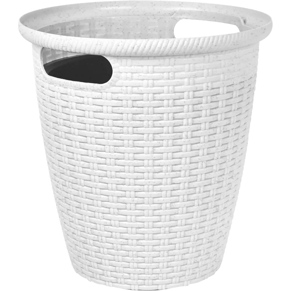 Кашпо для цветов Ingreen Rattan ø32.8 h33 см v20 л пластик мраморный 85114202 STLM-2196038 
