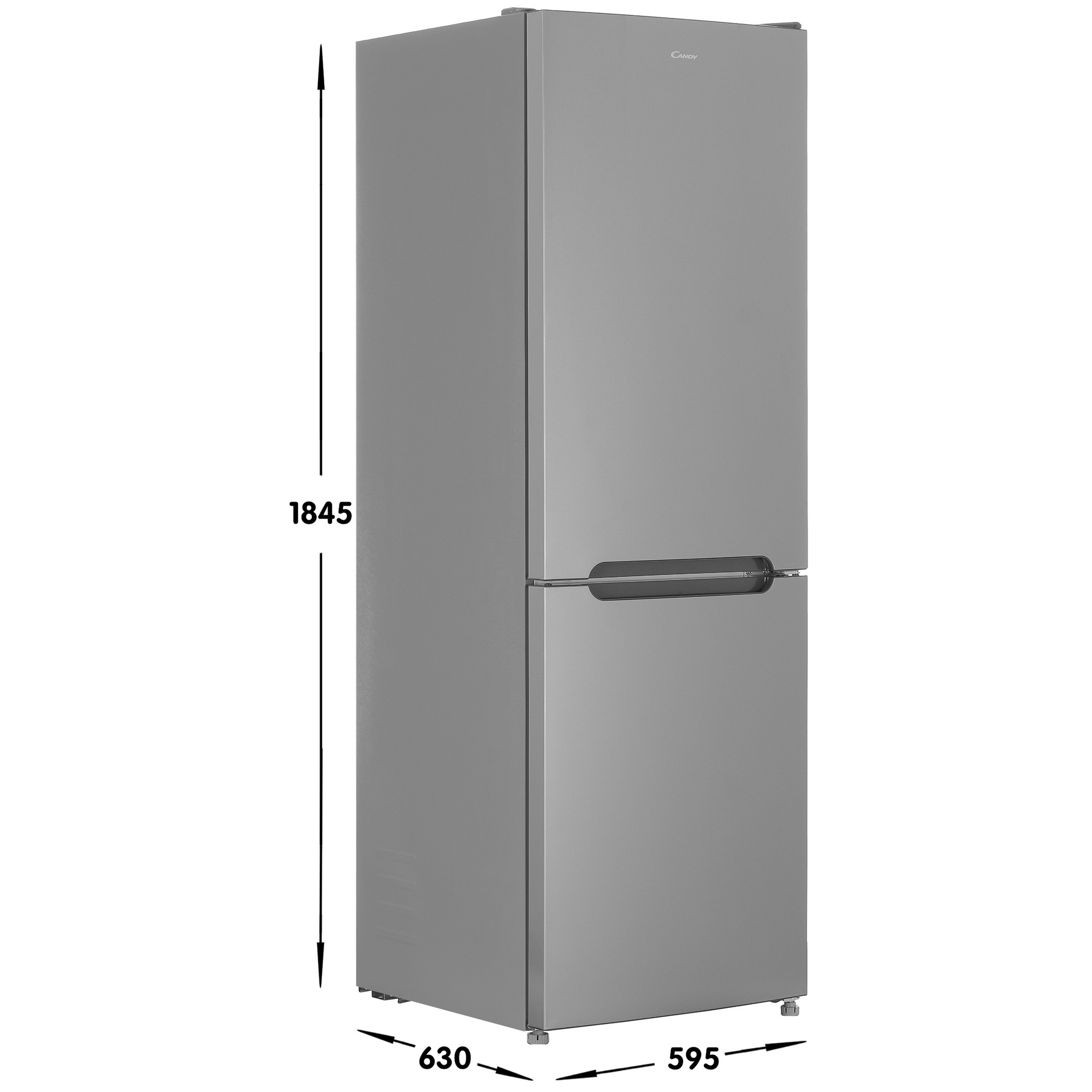 5449527 Холодильник с морозильником   Candy CCRN 6180S серебристый STDN-0119164 - Вид №6