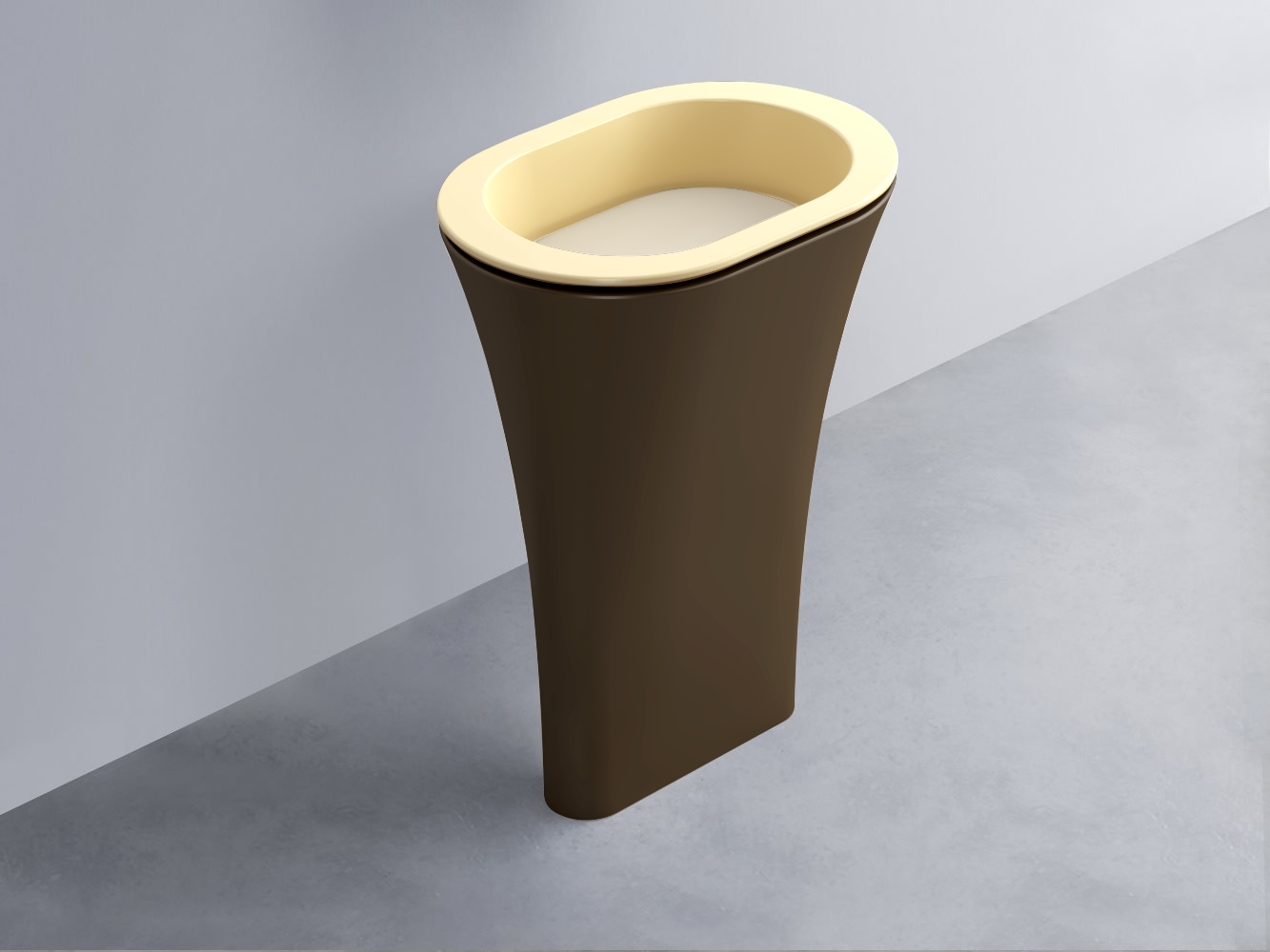 AMLA65-CN+AMPILO-LN+AMCOLO-CA Раковина Amedeo Ovale отдельностоящая cielo Enjoy + Amedeo Ceramica Cielo