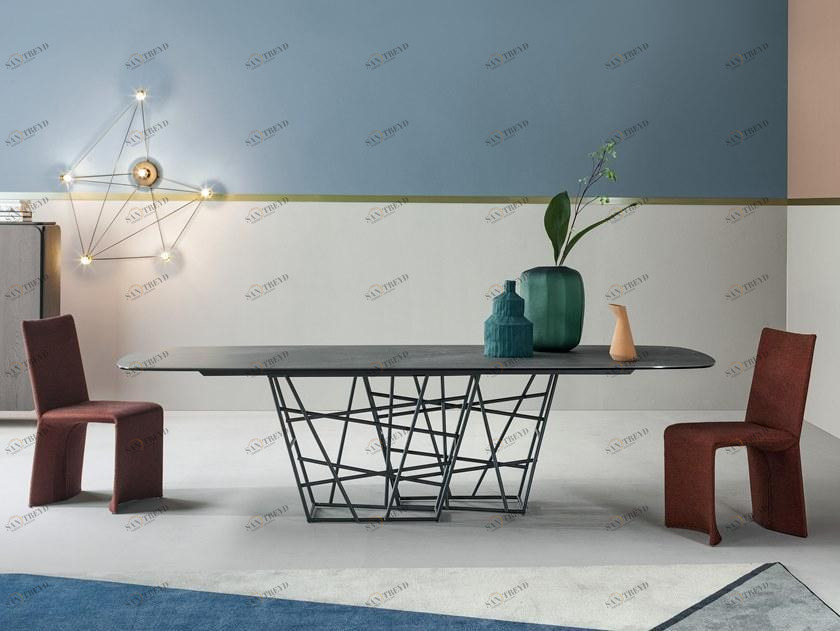 Bonaldo Прямоугольный мраморный стол sun-id-1484125