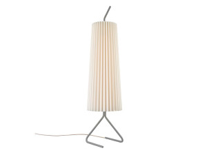 Торшер из металла и шелка