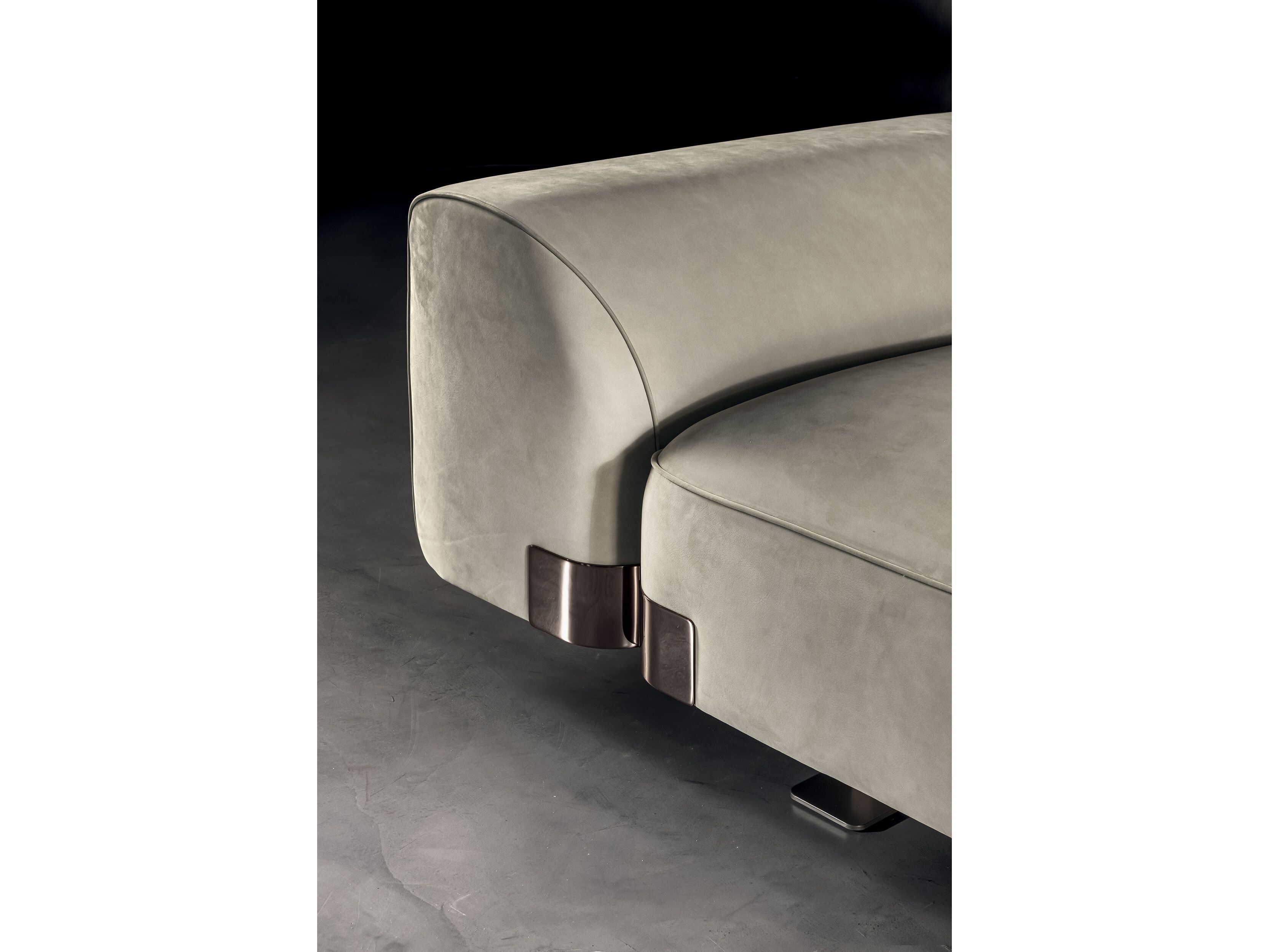 Секционный диван из ткани Longhi Blooming ARCH-00123580 - Вид №7