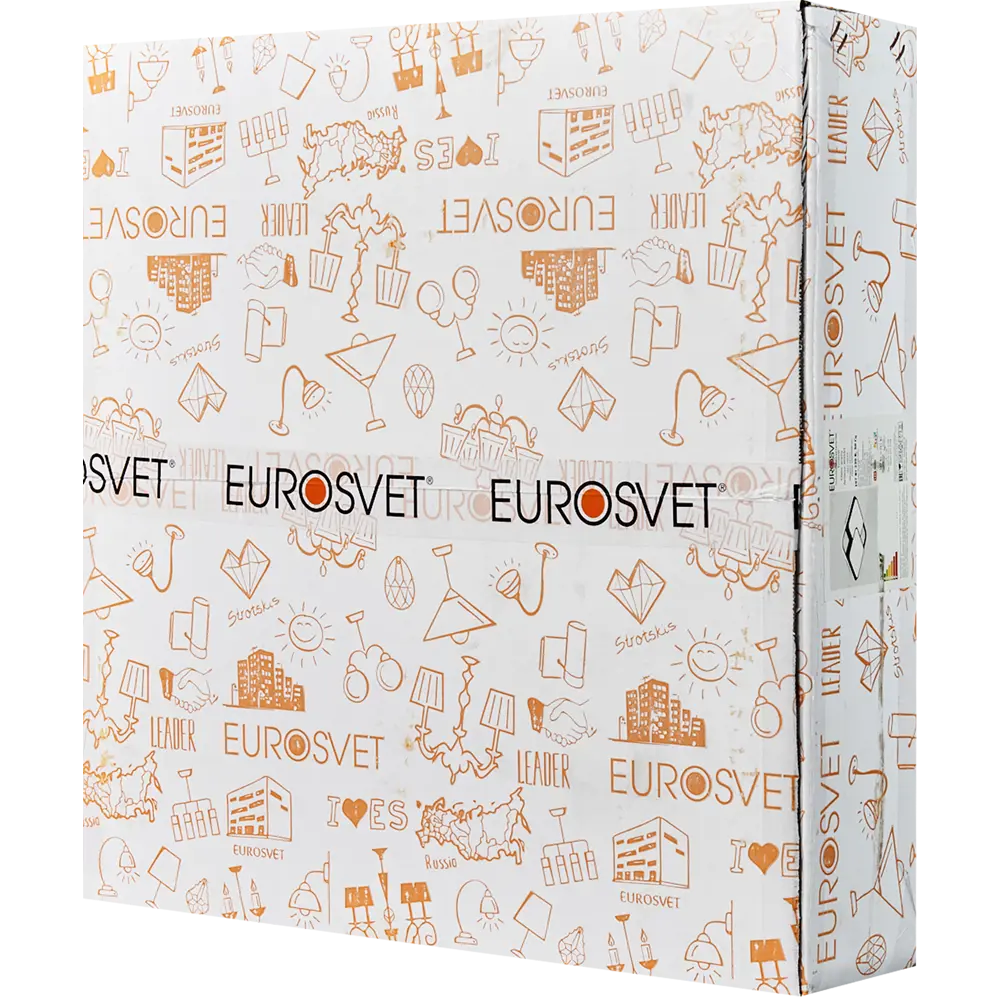 Светильник потолочный светодиодный Eurosvet Jeremy 90253/1 с пультом управления, 14 м², регулируемый белый свет, цвет черный 82872412 STLM-2096624  - Вид №8