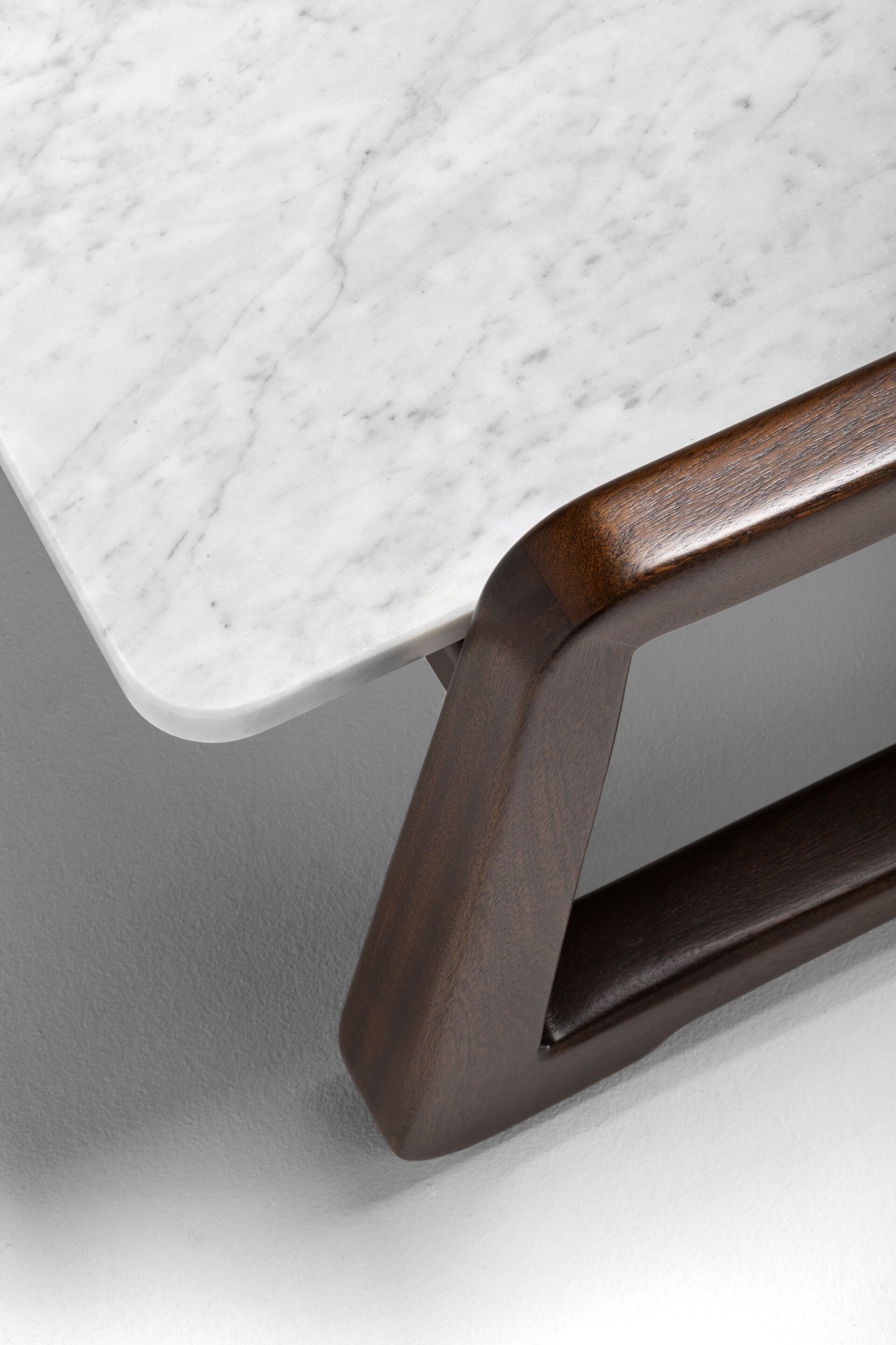 Низкий квадратный журнальный столик из каррарского мрамора Exteta Sunset ARCH-00046511 - Вид №5