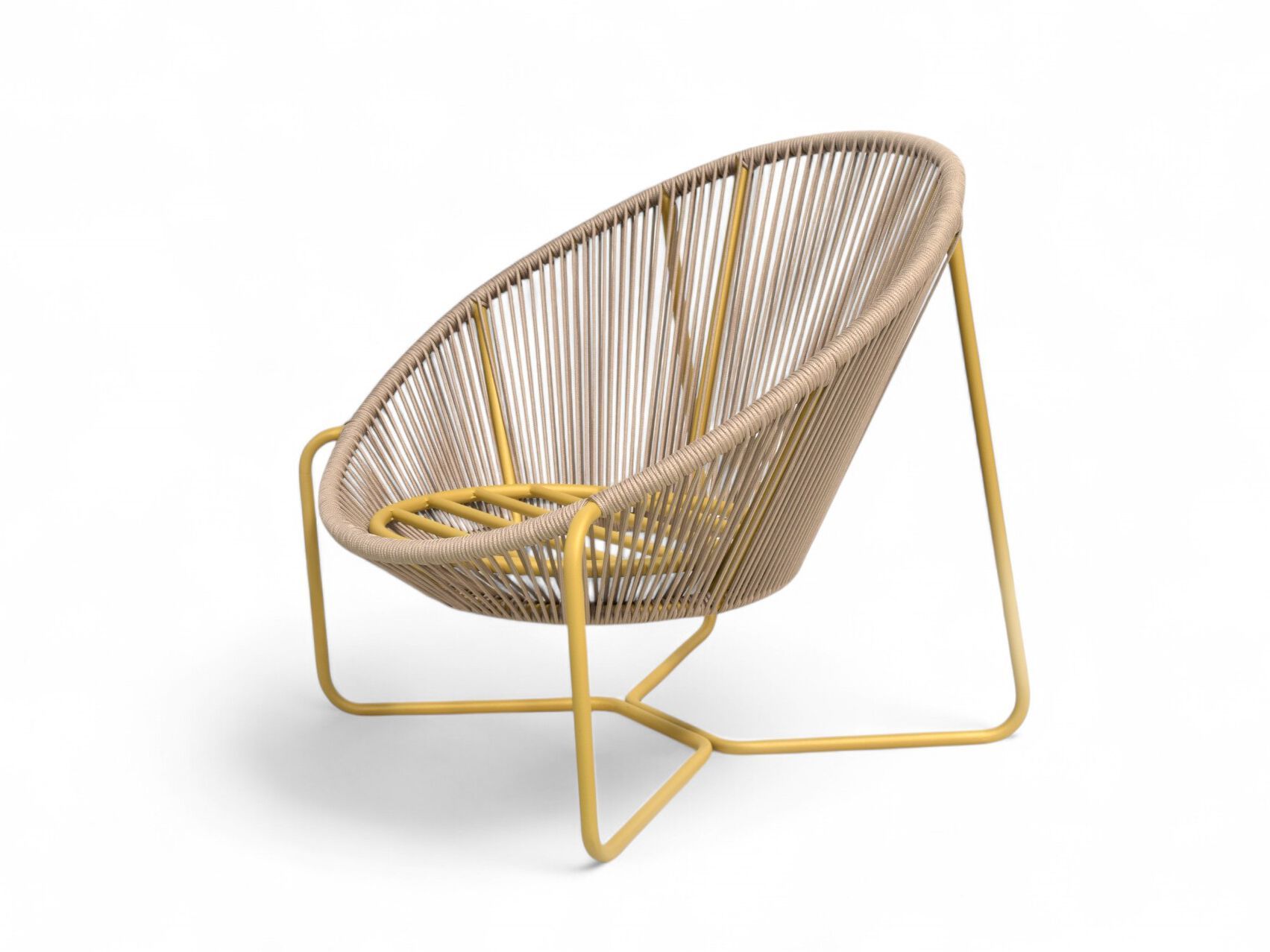 Веревочное и алюминиевое садовое кресло ABLE NOEMA ARCH-00046744 - Вид №1