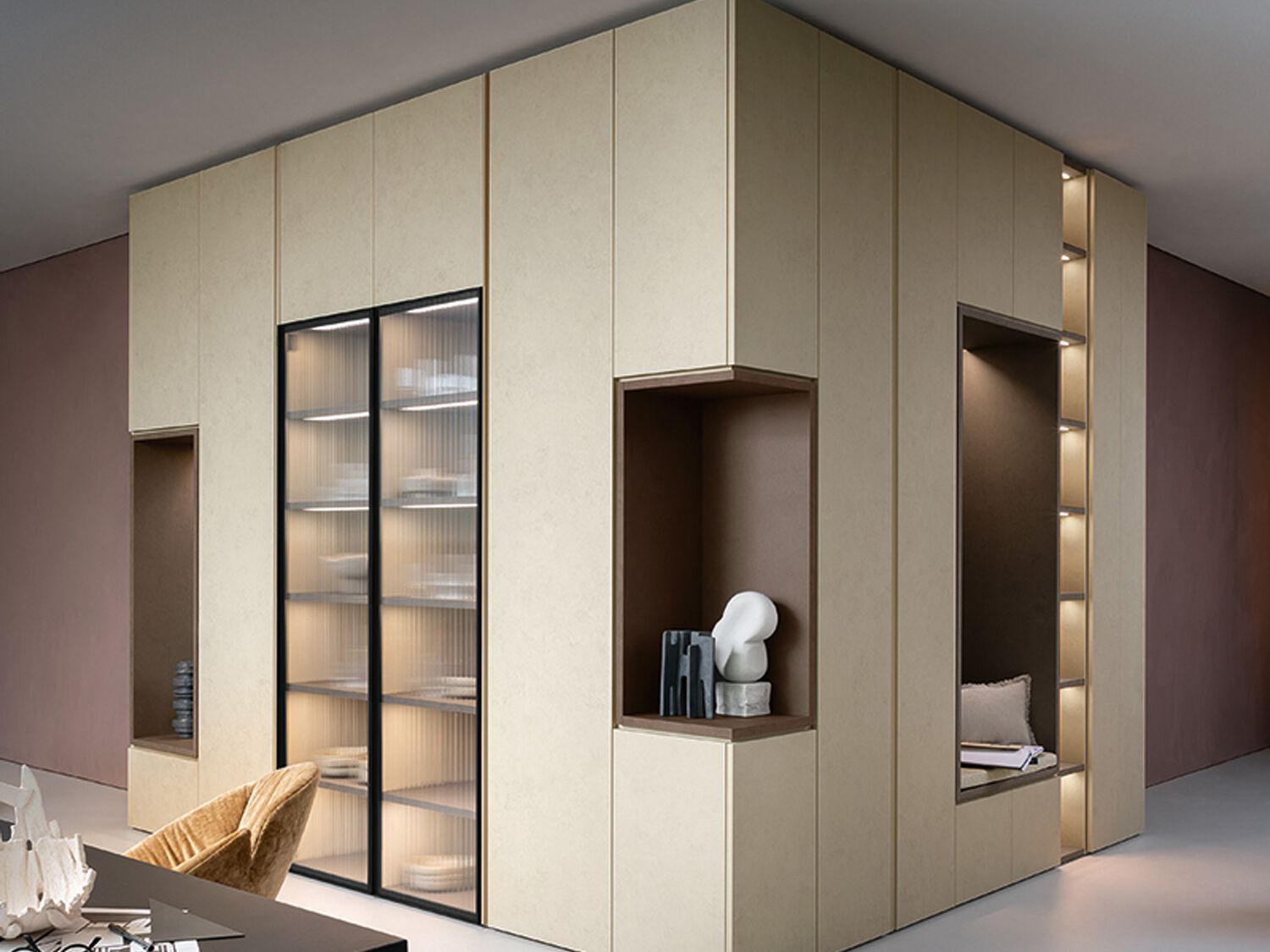 Секционный угловой шкаф Zalf Freespace ARCH-00028633