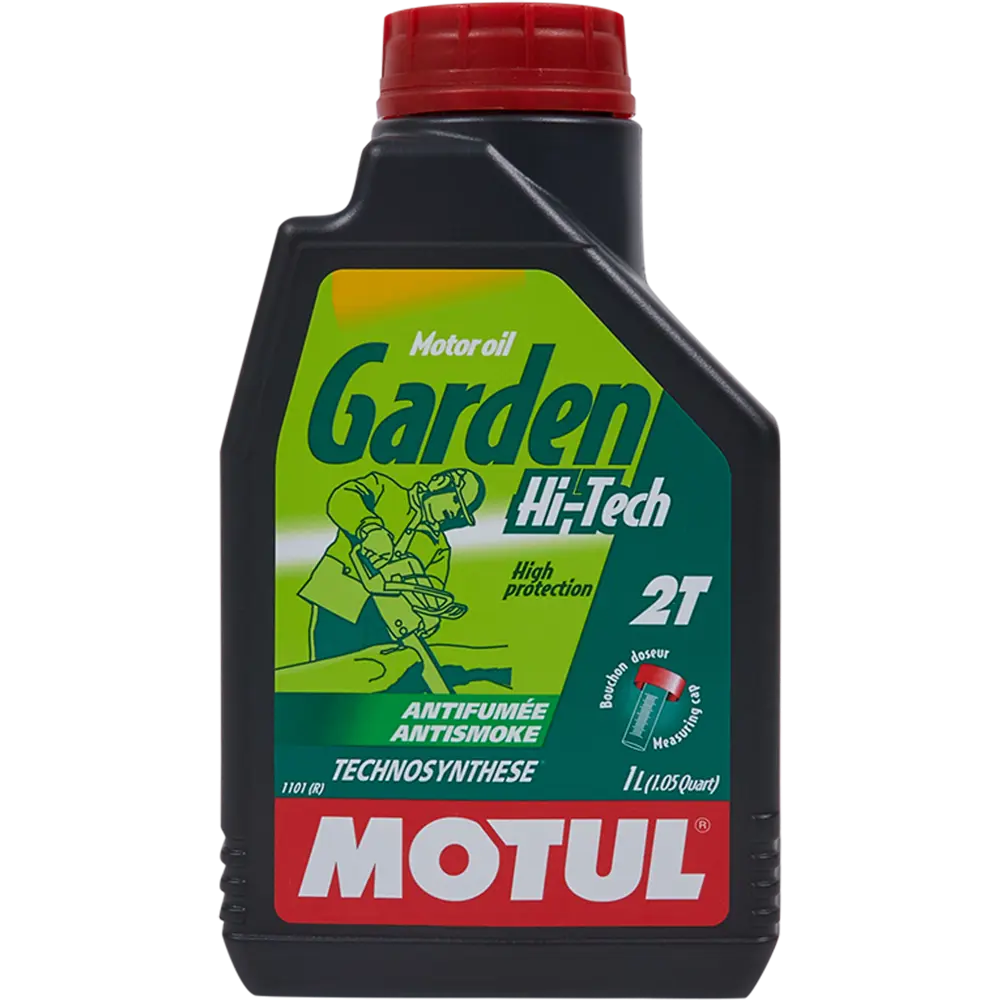 Масло моторное 2Т MOTUL Garden 2T Hi-Tech полусинтетическое, 1 л 82362547 STLM-2161684 