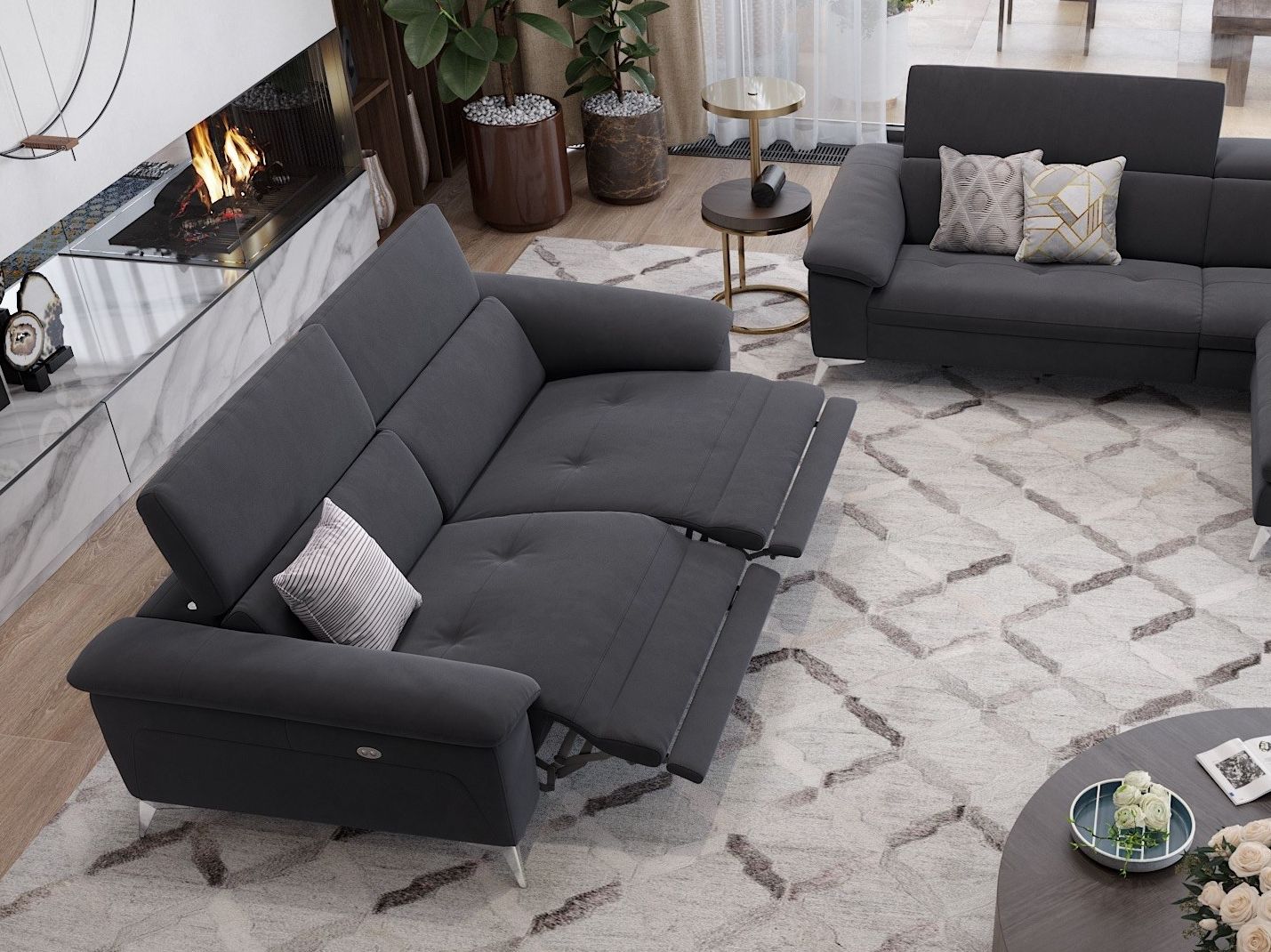 2-местный тканевый диван Sofanella Stella ARCH-00144356 - Вид №2