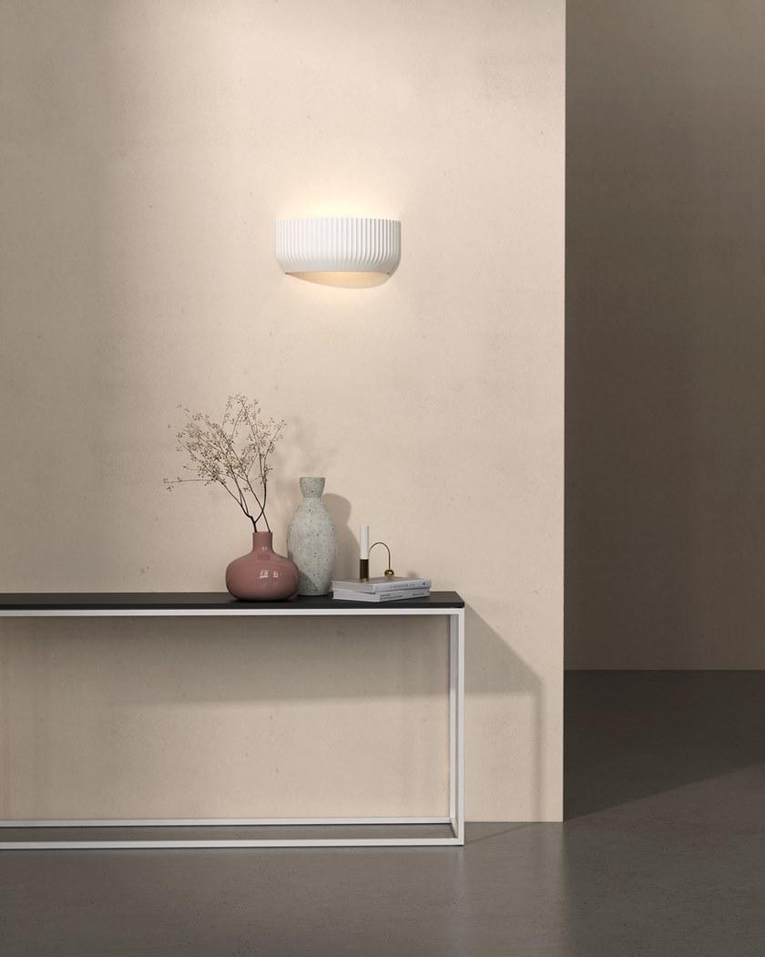 Astro Lighting Светодиодный настенный светильник прямого и отраженного света в современном стиле из гипса  1439001  - Вид №6