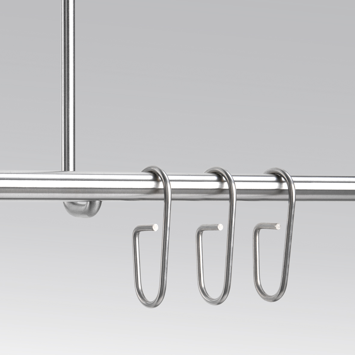 DSB500-1100F Карниз для душевой занавески четверть круга с радиусом дуги 50 см, 110 x 110 см для крепления к потолку PHOS  - Вид №3