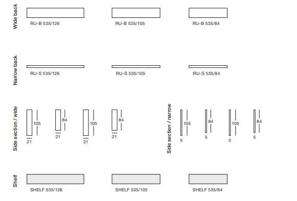 Угловой диван из ткани Rolf Benz Rolf Benz 535 LIV ARCH-00113759 - Вид №4