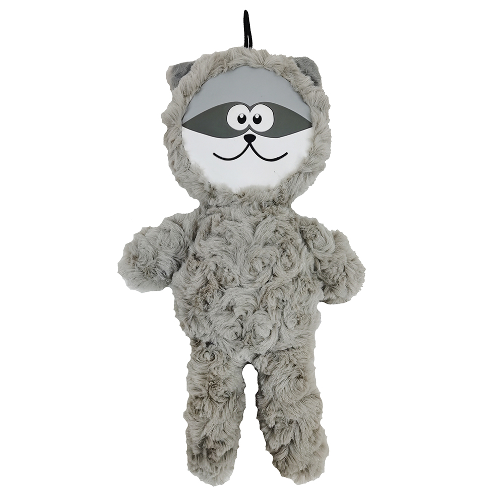 ПР0057131 Игрушка для собак Critterz Енот с пищалкой плюш 31см CHOMPER 