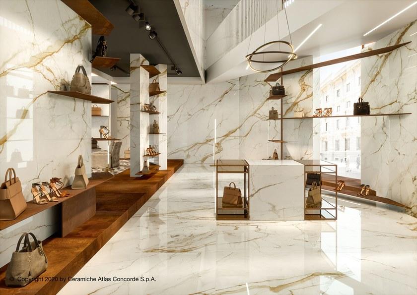 Atlas Concorde Пол из керамогранита с эффектом мрамора Marvel shine sun-id-1478972 - Вид №34