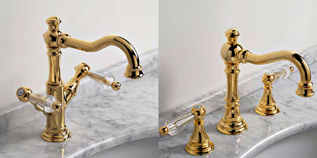 Смеситель для раковины на 3 отв. SBLV-CC-xx Eurodesign Crystal SBLVCCXX - Вид №2