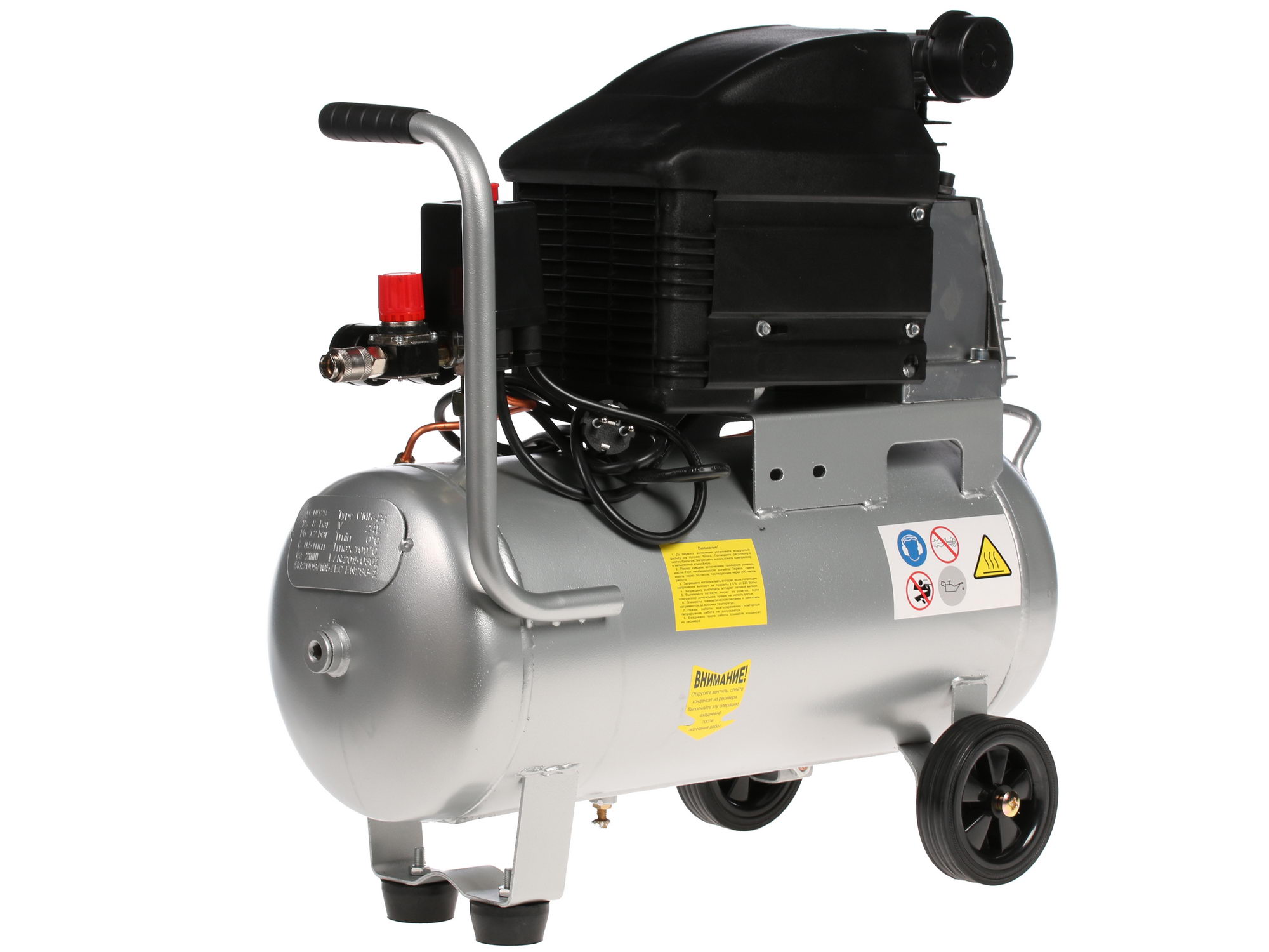 Компрессор поршневой масляный Quattro Elementi Cyclone-24 770-230 6705846 STDN-0076397 - Вид №2