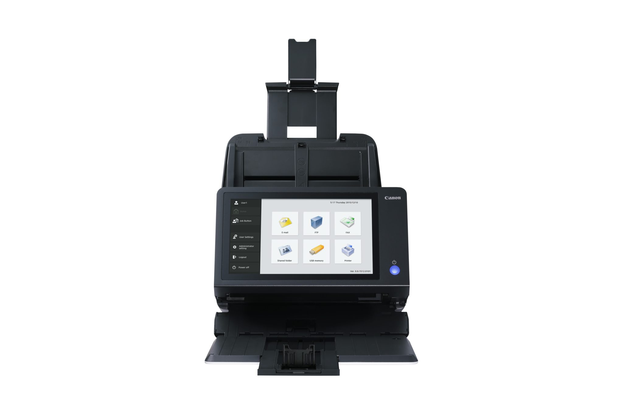 1255C003 Scanfront 400 network document scanner, duplex, 45 ppm, adf 60, usb, rj45, a4 Canon  - Вид №2
